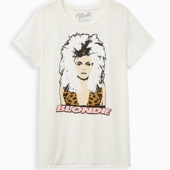 Torrid Blondie Retro Big Hair Portrait Plus Size Band Tee NWT - Picture 1 of 4